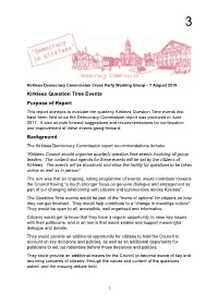 Kirklees Question Time Events