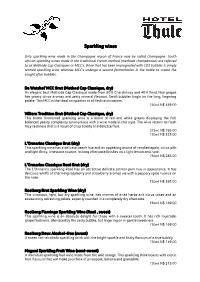 Sparkling Wines