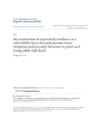 An Examination of Experiential Avoidance