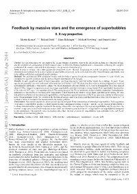 Feedback by Massive Stars and the Emergence of Superbubbles
