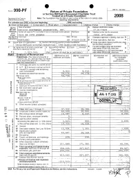 Form 990-PF 2008