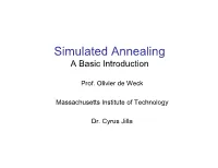 Simulated Annealing a Basic Introduction