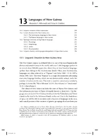 13Languages of New Guinea