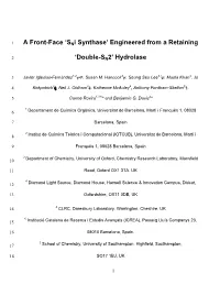 A Front-Face 'Sni Synthase' Engineered from A