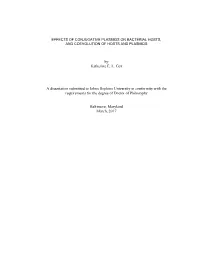 By Katherine E. L. Cox a Dissertation Submitted to Johns Hopkins University in Conformity with the Requirements for the Degree O