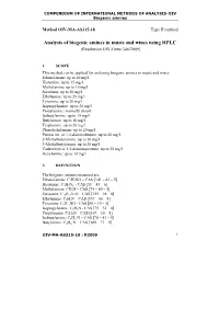 Method OIV-MA-AS315-18 Type II Method