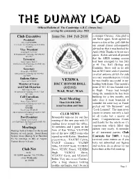 VE3SWA He Was Finally Successful in Un- Member at Large DXCC HONOR ROLL Loading Both Items