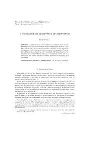A Coalgebraic Semantics of Subtyping