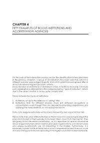 Chapter 4 Fifty Examples of Bogus Institutions and Accreditation Agencies