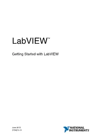 Getting Started with Labview