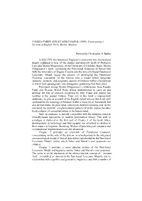 PAMELA FABER and RICARDO MAIRAL (1999). Constructing a Lexicon of English Verbs