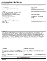 Solar Power Initiative Using Caltrans Right-Of-Way Final Research Report