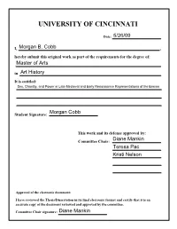 Viewed the Thesis/Dissertation in Its Final Electronic Format and Certify That It Is an Accurate Copy of the Document Reviewed and Approved by the Committee