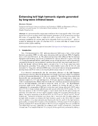 Enhancing Kev High Harmonic Signals Generated by Long-Wave Infrared Lasers