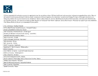 ICES Has Suspended All Evaluation Requests for Applicants from the Institutions Below