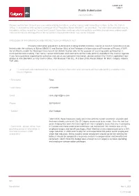 Public Submissions Letters 1-42A