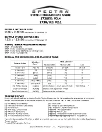 System Programming Guide 1728Ex: V2.4 1738/U2: V2.1