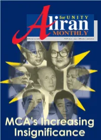 Aliran Monthly 20(4) Page 1 PP3739/12/2000 ISSN 0127