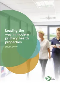 Leading the Way in Modern Primary Health Properties