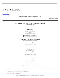 Section 1: N-2/A (N-2/A)