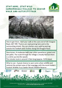 Cumbernauld Village Activity Pack