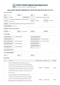 Notice Inviting Tender No. 08 / Ksd of 2021-2022 by Ae, Ksd, Phe Dte. 08 / Ksd of 2021-2022 by Ae, Ksd, Phe Dte