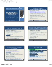 Operating Systems Software Eng