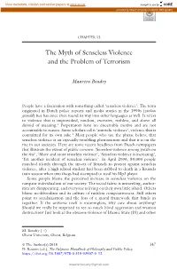 The Myth of Senseless Violence and the Problem of Terrorism