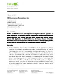 Filed Via Intervention/Comment/Answer Form
