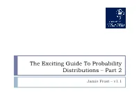 The Exciting Guide to Probability Distributions – Part 2