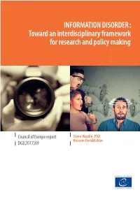 Toward an Interdisciplinary Framework for Research and Policy Making PREMS 162317