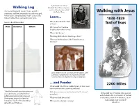 Walking with Jesus Team Name and Pool Your Miles to Reach Your Goal