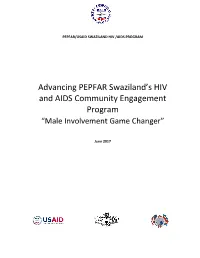 Advancing PEPFAR Swaziland's HIV and AIDS Community