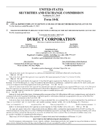 DURECT CORPORATION (Exact Name of Registrant As Specified in Its Charter)