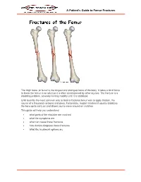 Femur Fractures