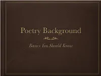Poetry Background Slides
