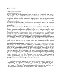 Salmonellosis