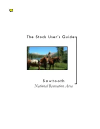 Sawtooth NF Stock Users Pamphlet
