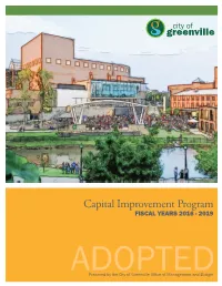 Adopted Capital Improvements Program FY 2016
