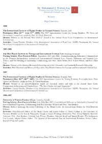 Dr. Mohammed S. Wattad, Esq. Visiting Associate Professor of Law 1 Mswattad1@Gmail.Com