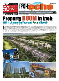 Will It Change the Face and Paceof Ipoh?