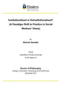 A Paradigm Shift to Practice in Social Workers' Views