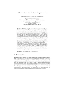 Comparison of Web Transfer Protocols