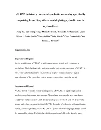 GLRX5 Deficiency Causes Sideroblastic Anemia by Specifically