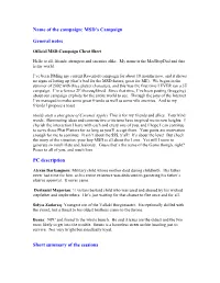 MSD's Campaign General Notes PC Description Short Summary of The