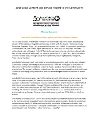 2019 Local Content and Service Report to the Community