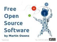 Free Open Source Software by Martin Owens