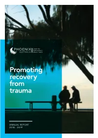 Promoting Recovery from Trauma