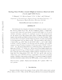 Scaling Mass Profiles Around Elliptical Galaxies Observed with Chandra
