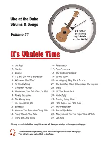 Uke at the Duke Volume 11 Return to Index - Click Here